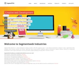 Segmentweb.com(Best Web Development Company in Kumbha Marg Pratap Nagar jaipur) Screenshot