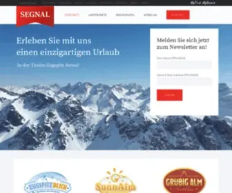 Segnal.at(Restaurantbetriebe Tirol) Screenshot