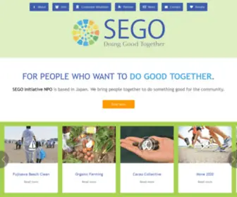 Segoinitiative.org(SEGO Initiative) Screenshot