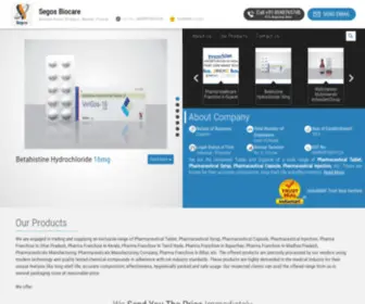 Segosbiocare.co.in(Segos Biocare) Screenshot