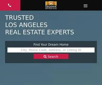 Segoviarealestate.com(Los Angeles Real Estate) Screenshot