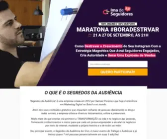 Segredosdaaudiencia.com.br(Segredos da Audiência) Screenshot