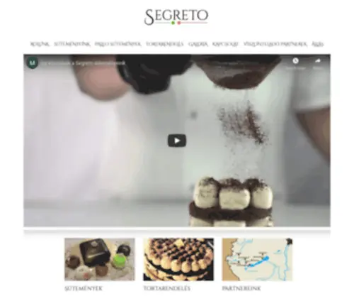 Segreto.hu(Kezdőlap) Screenshot