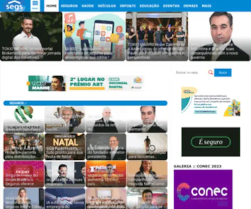 Segs.com.br(Portal Nacional de Seguros) Screenshot