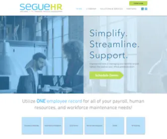 Seguehr.com(Segue HR offers a full) Screenshot