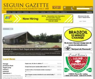 Seguingazette.com(Bringing Life To Your Doorstep Since 1888) Screenshot