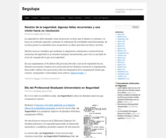 Segulupa.com(Investigación y divulgación en materia de Seguridad) Screenshot