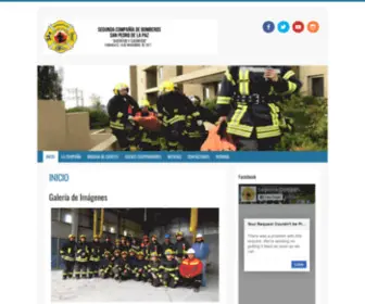 Segundasanpedro.com(Segunda Compañía de Bomberos San Pedro de la Paz) Screenshot