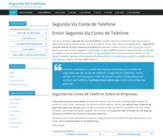 Segundaviacontadetelefone.com.br(Segunda Via Conta de Telefone) Screenshot