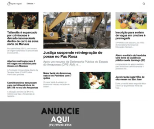 Segundoasegundo.com.br(Segundo a Segundo) Screenshot