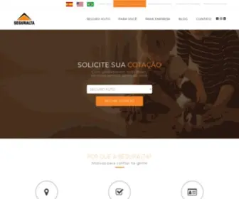 Seguralta.com.br(A Maior Rede de Corretoras de Seguros do Brasil) Screenshot