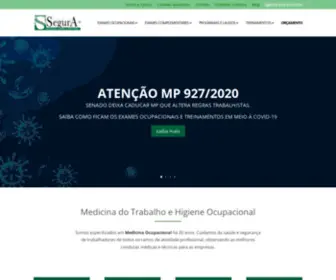 Seguramedicina.com.br(Medicina do Trabalho) Screenshot