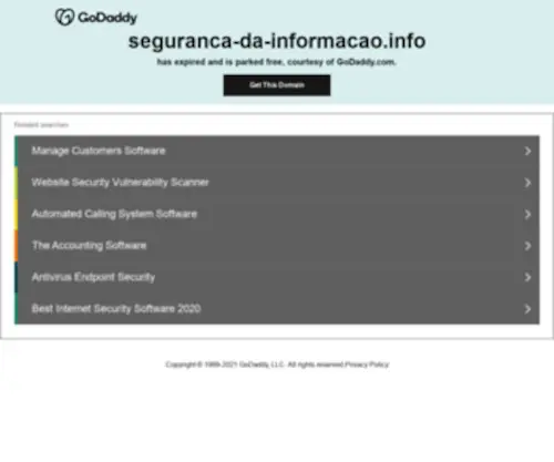Seguranca-DA-Informacao.info(Seguranca DA Informacao info) Screenshot