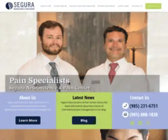 Segurapaincenter.com(Segura Neuroscience & Pain Center) Screenshot