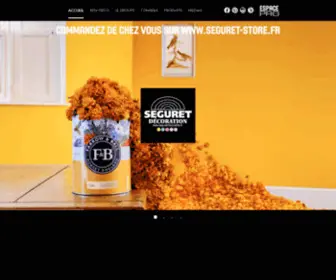 Seguret-Decoration.fr(Site de décoration français) Screenshot