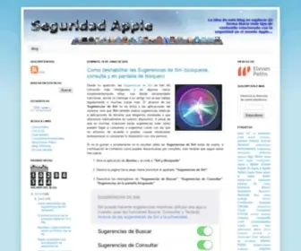 Seguridadapple.com(Seguridad Apple) Screenshot