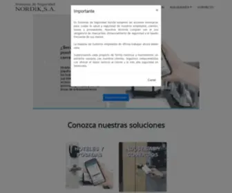 Seguridadnordik.com(Alta Seguridad en Venezuela) Screenshot