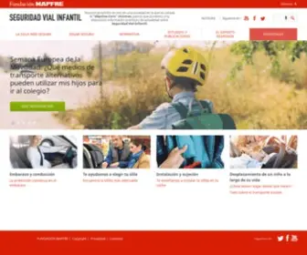Seguridadvialinfantil.org(Seguridad vial Infantil Fundación MAPFRE) Screenshot