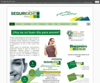 Segurident.com(Clínicas dentales en Corredor Henares y Madrid) Screenshot