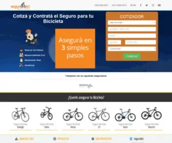 Segurobici.com.ar(Seguro para Bicicleta) Screenshot