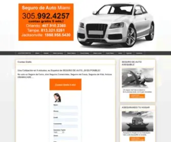 Segurodeautomiami.com(Seguro) Screenshot