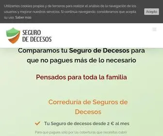 Segurodedecesos.online(Contrata tu seguro de decesos online) Screenshot