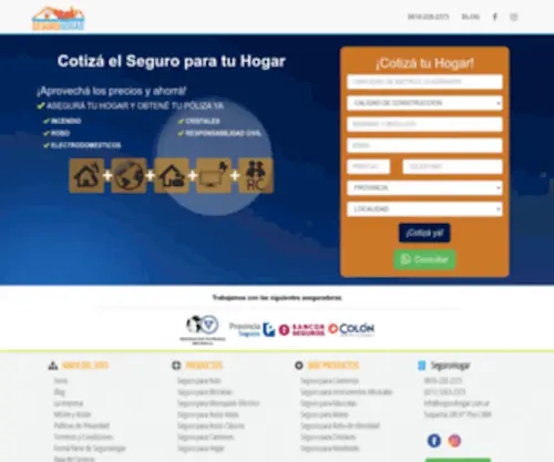 Segurohogar.com.ar(Seguro de Hogar) Screenshot