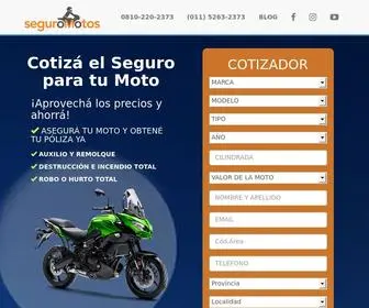 Seguromotos.com.ar(Seguro para Moto) Screenshot