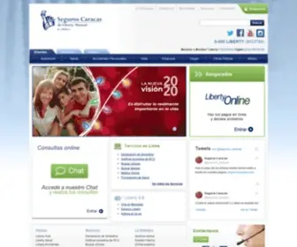 Seguroscaracas.com(Seguros Caracas) Screenshot