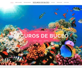 Segurosdebuceo.com(Seguros de Buceo) Screenshot