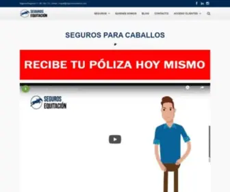 Segurosequitacion.com(Seguros para Caballos 50€) Screenshot