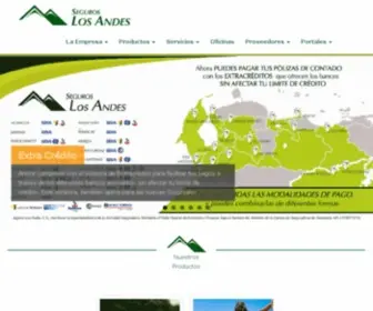 Seguroslosandes.com(Seguros Los Andes) Screenshot