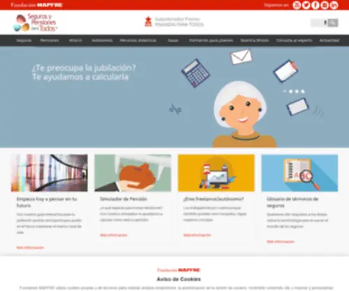 Segurosparatodos.org(Cultura Aseguradora Fundación MAPFRE) Screenshot
