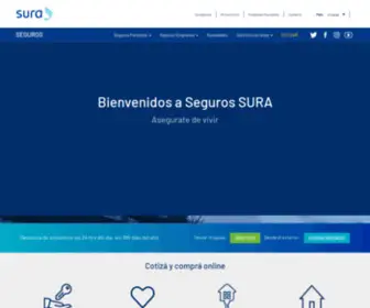 Segurossura.com.uy(Seguros SURA) Screenshot