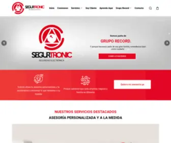 Segurtronic.com(Sistemas de alarmas y monitoreo) Screenshot