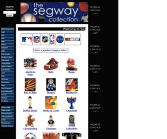 Segwaycollection.com(Sports Gifts and Collectibles) Screenshot