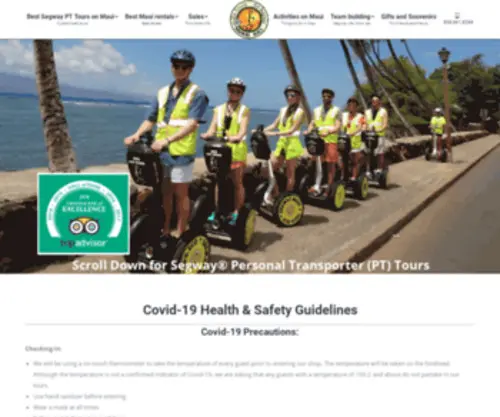 Segwaymaui.org(Bikes for Maui Segway Tour) Screenshot