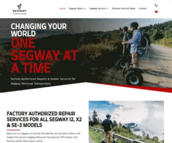 Segwayofcentralflorida.com(Segway Repair Services in Mount Dora) Screenshot