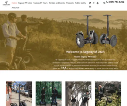 Segwayofutah.com(Segway of Utah) Screenshot