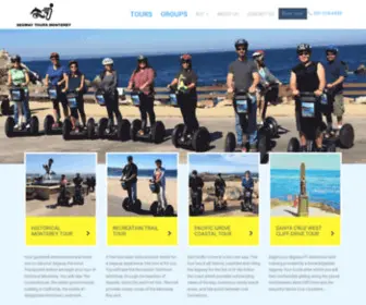 Segwaytoursmonterey.com(Segway Tours in Monterey and Santa Cruz Segway Tours Monterey) Screenshot