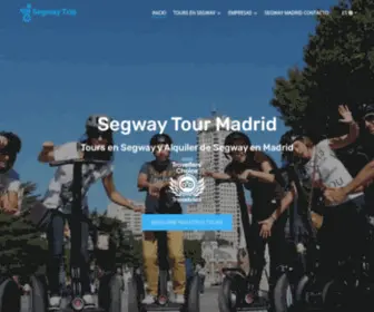 Segwaytrip.com(Segway Madrid) Screenshot