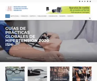 Seh-Lelha.org(La Sociedad Española de Hipertensión Arterial) Screenshot