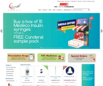 Sehat.com.pk(Pakistan's Premier Online Pharmacy) Screenshot