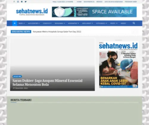 Sehatnews.id(Informasi kesehatan dan gaya hidup sehat) Screenshot