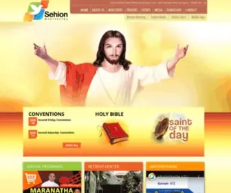 Sehion.org(Sehion Ministries) Screenshot