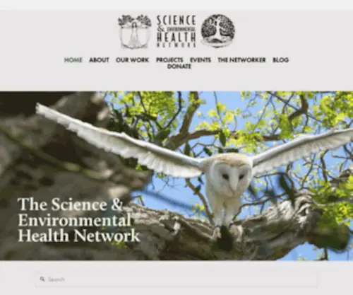 Sehn.org(The Science and Environmental Health Network) Screenshot