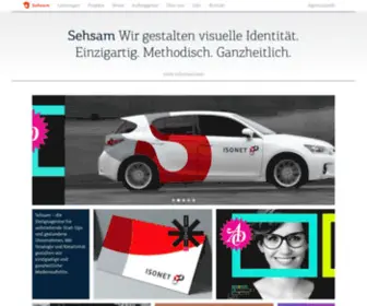 Sehsam.de(Wir gestalten visuelle Identität) Screenshot