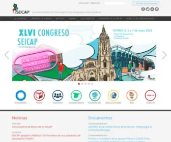 Seicap.org(Sociedad Española de Inmunología Clínica) Screenshot