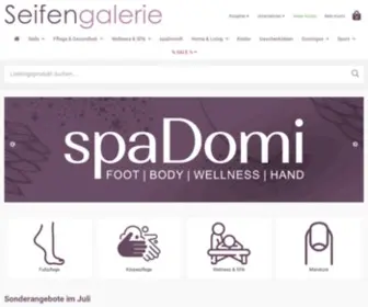 Seifengalerie.de(Pflege, Haushalt & mehr) Screenshot