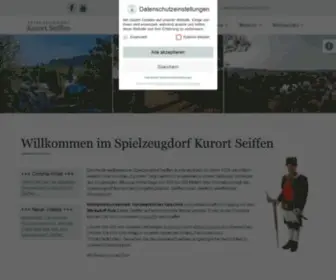 Seiffen.de(Spielzeugdorf Kurort Seiffen Im Erzgebirge) Screenshot